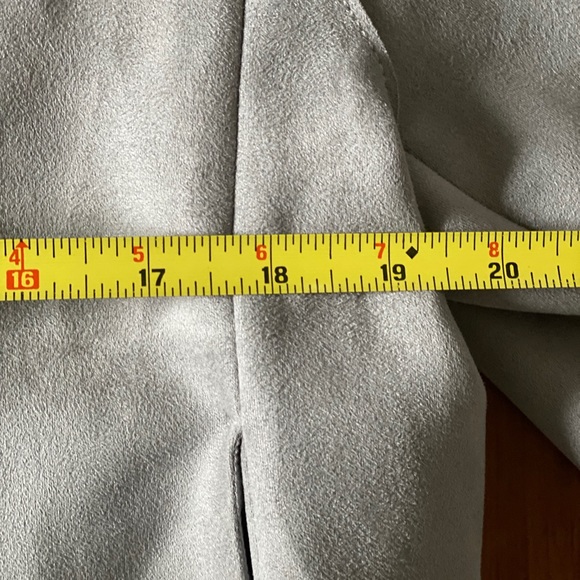 NWT H&M Gray Faux Suede Jacket - Picture 10 of 12